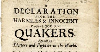 The Quaker Peace Testimony; A Legacy Forged Through Silence and Service: Examining the Life and Contributions of George Fox