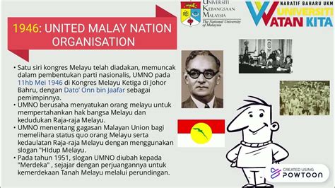 The Formation of UMNO; A Pivotal Moment for Malay Nationalism and Independence Efforts